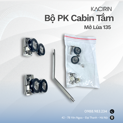 Bộ PK Cabin Tắm KACIRIN Mở Lùa 135