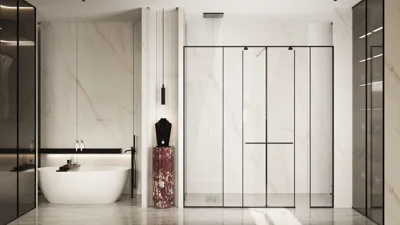 Cabin Master Mở Lùa 1 Cánh + 3 Vách Cố Định – Dáng T