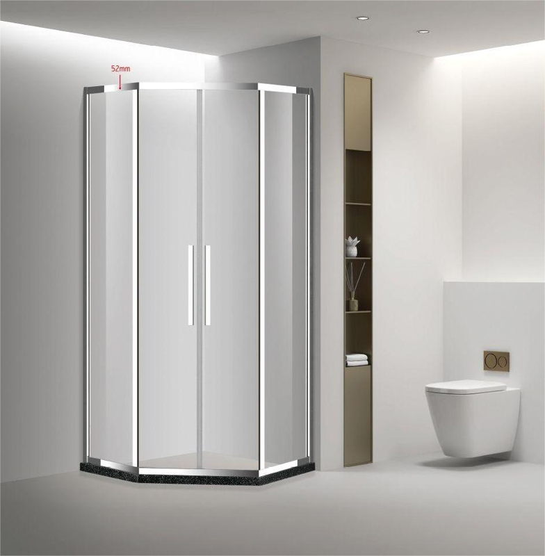Cabin Mở Lùa Góc 135 2 Cánh + 2 Vách Cố Định