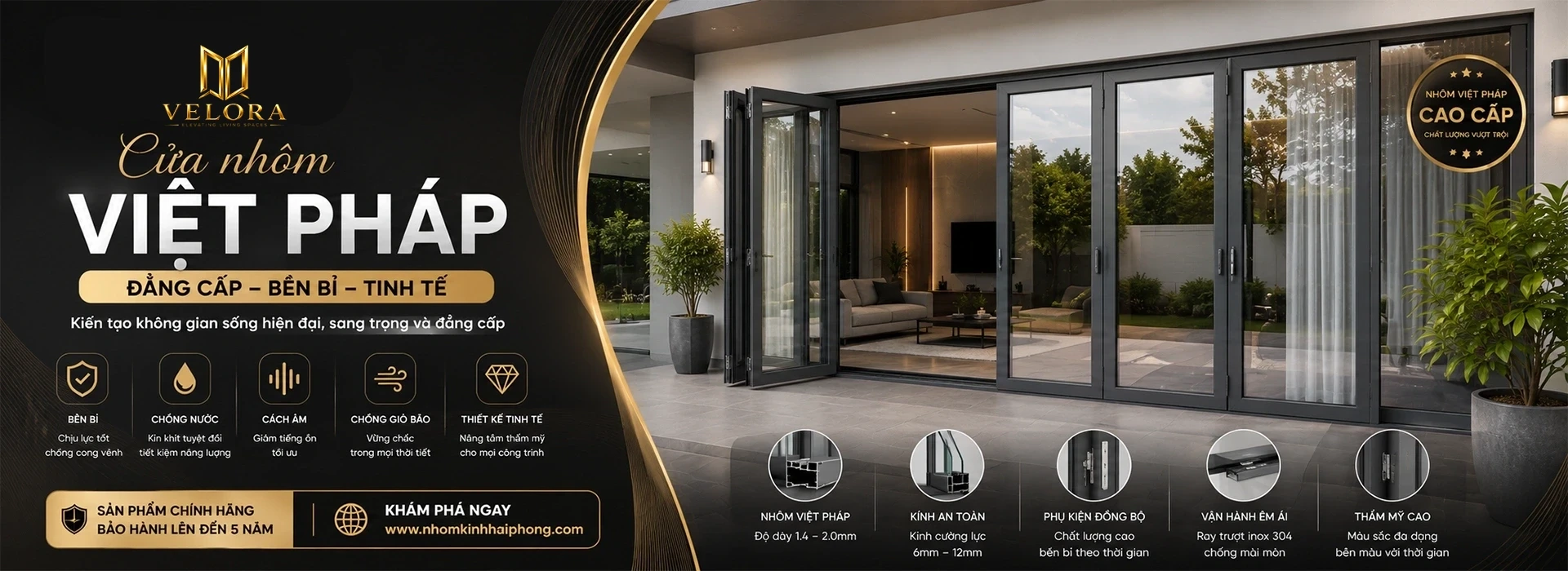 cửa nhôm việt pháp